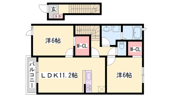 フェニーチェの物件間取画像
